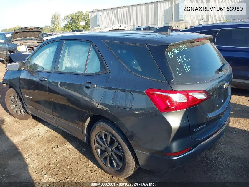 2GNAXREV1J6163989 2018 Chevrolet Equinox Ls