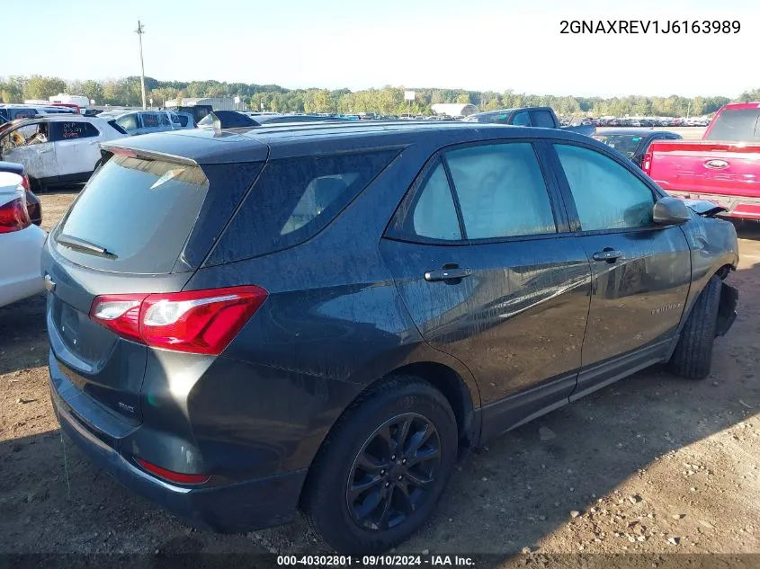 2GNAXREV1J6163989 2018 Chevrolet Equinox Ls