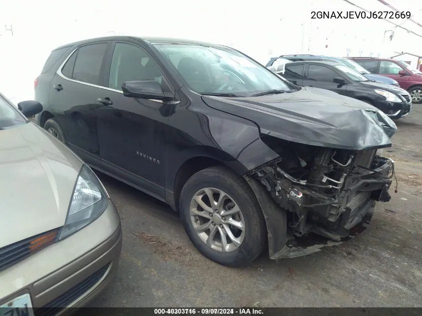 2018 Chevrolet Equinox Lt VIN: 2GNAXJEV0J6272669 Lot: 40303716