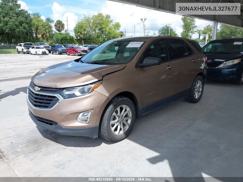 3GNAXHEV6JL327677 2018 Chevrolet Equinox Ls