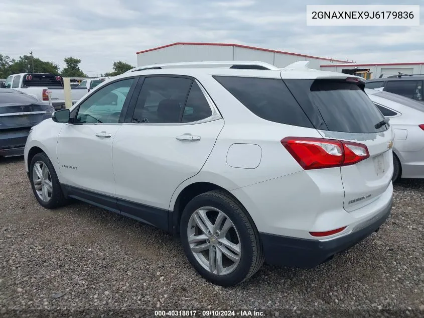 2GNAXNEX9J6179836 2018 Chevrolet Equinox Premier