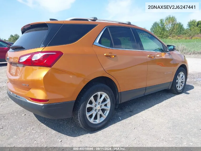 2GNAXSEV2J6247441 2018 Chevrolet Equinox Lt