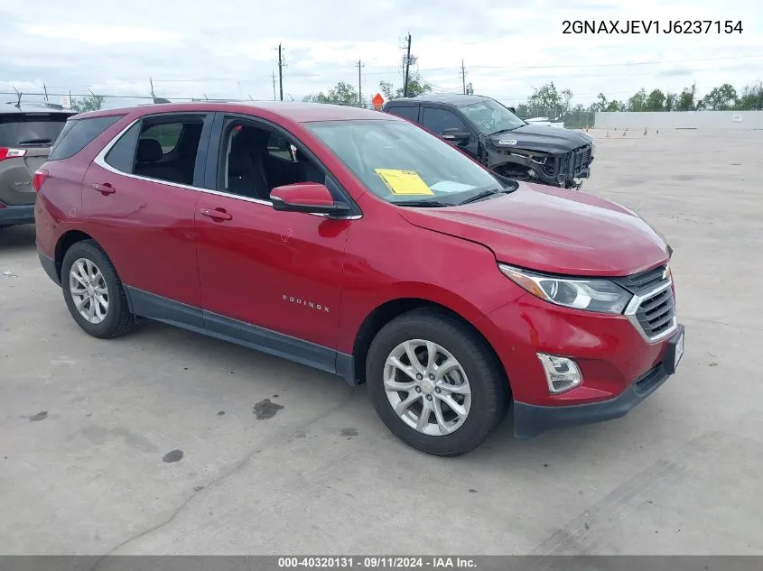 2018 Chevrolet Equinox Lt VIN: 2GNAXJEV1J6237154 Lot: 40320131