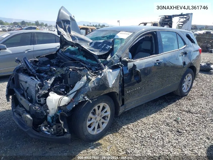 3GNAXHEV4JL361746 2018 Chevrolet Equinox Ls