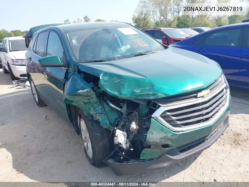 2GNAXJEV1J6267819 2018 Chevrolet Equinox Lt