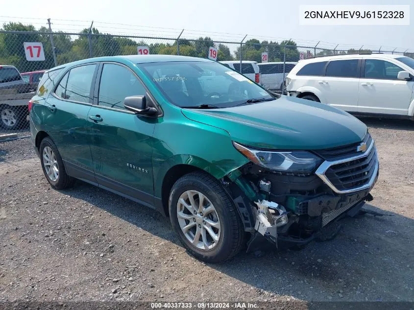 2018 Chevrolet Equinox Ls VIN: 2GNAXHEV9J6152328 Lot: 40337333