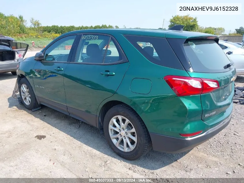 2GNAXHEV9J6152328 2018 Chevrolet Equinox Ls