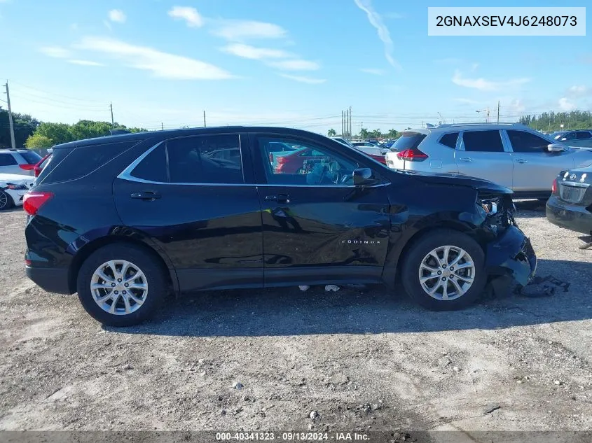 2018 Chevrolet Equinox Lt VIN: 2GNAXSEV4J6248073 Lot: 40341323