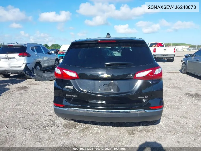 2018 Chevrolet Equinox Lt VIN: 2GNAXSEV4J6248073 Lot: 40341323