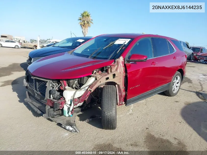 2GNAXKEX8J6144235 2018 Chevrolet Equinox Lt