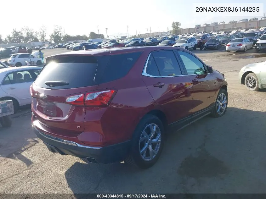 2GNAXKEX8J6144235 2018 Chevrolet Equinox Lt