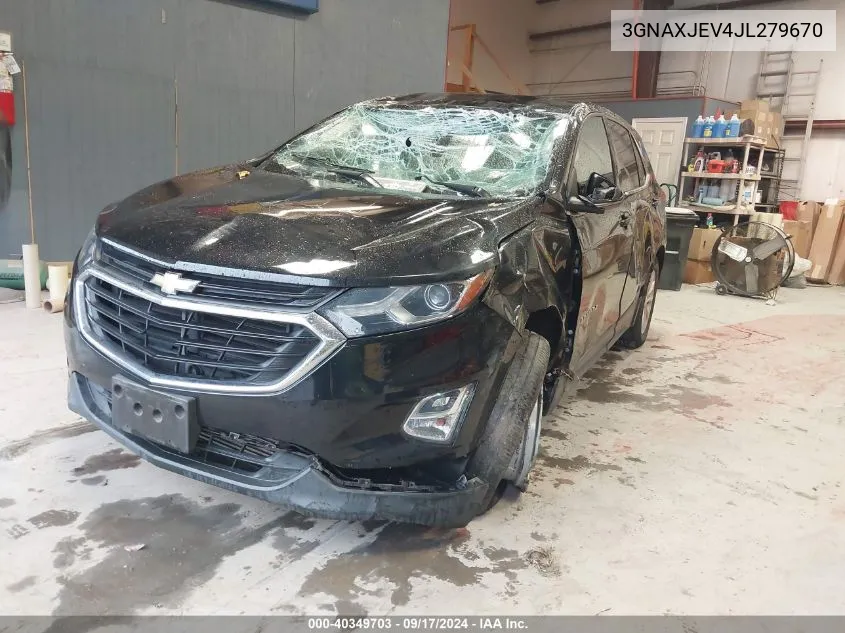 3GNAXJEV4JL279670 2018 Chevrolet Equinox Lt