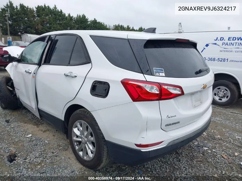 2GNAXREV9J6324217 2018 Chevrolet Equinox Ls