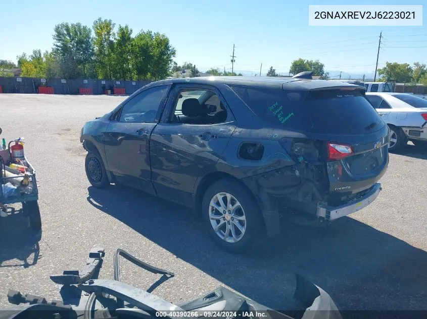 2018 Chevrolet Equinox Ls VIN: 2GNAXREV2J6223021 Lot: 40390266