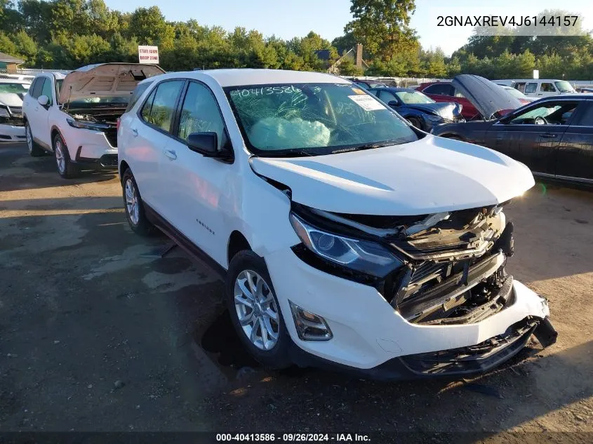 2018 Chevrolet Equinox Ls VIN: 2GNAXREV4J6144157 Lot: 40413586