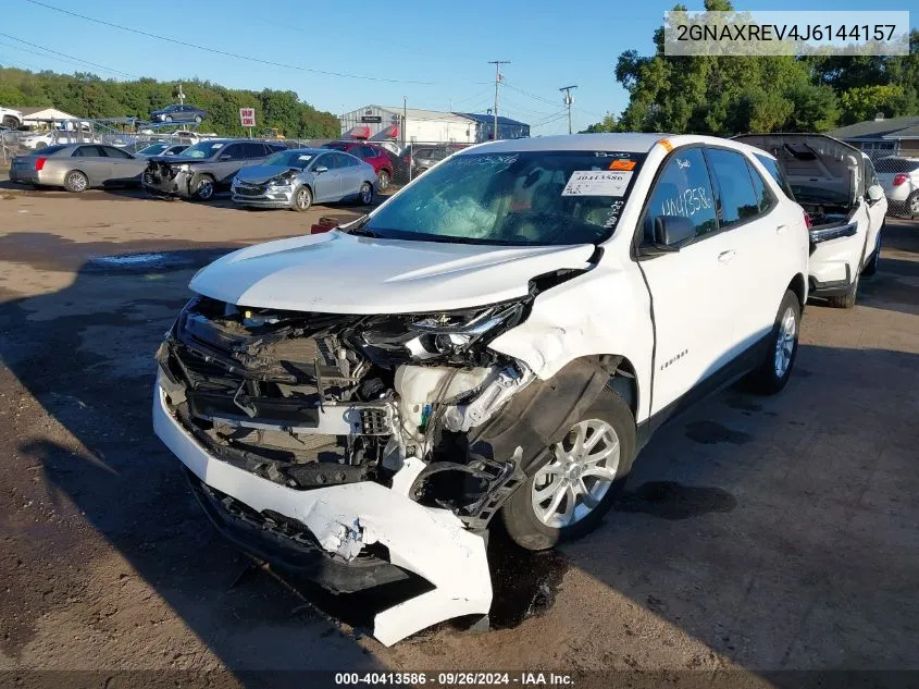 2018 Chevrolet Equinox Ls VIN: 2GNAXREV4J6144157 Lot: 40413586