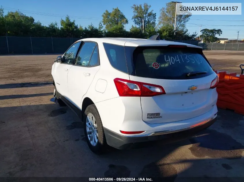 2018 Chevrolet Equinox Ls VIN: 2GNAXREV4J6144157 Lot: 40413586