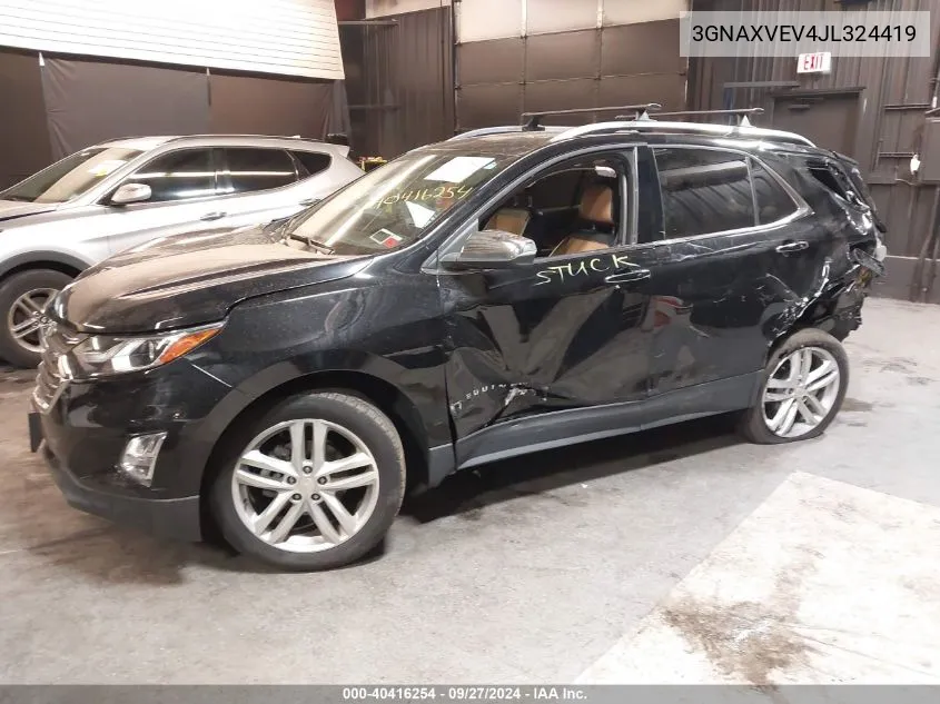 2018 Chevrolet Equinox Premier VIN: 3GNAXVEV4JL324419 Lot: 40416254