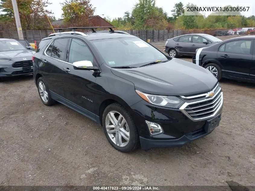 2018 Chevrolet Equinox Premier VIN: 2GNAXWEX1J6306567 Lot: 40417823