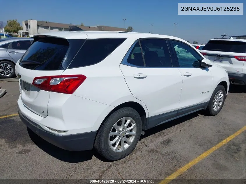 2GNAXJEV0J6125235 2018 Chevrolet Equinox Lt