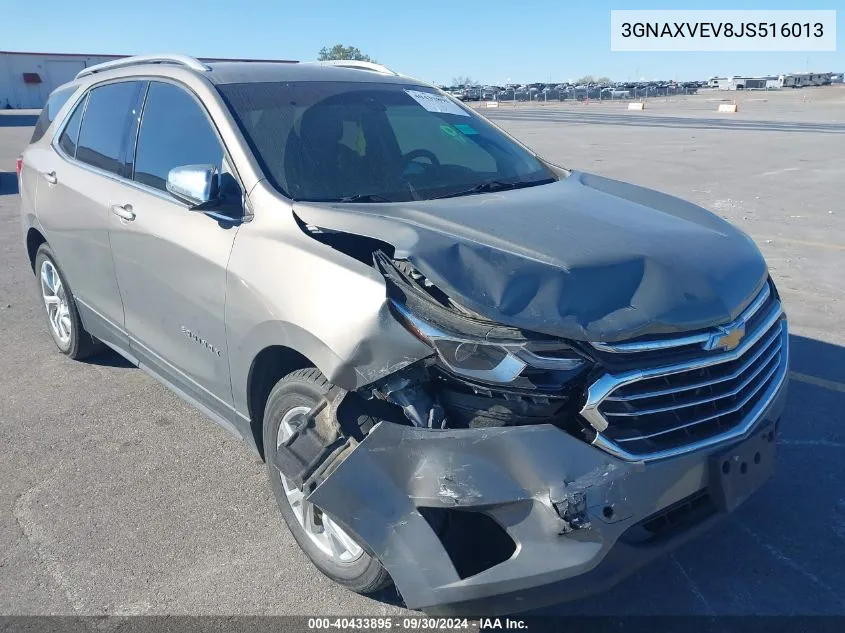 2018 Chevrolet Equinox Premier VIN: 3GNAXVEV8JS516013 Lot: 40433895