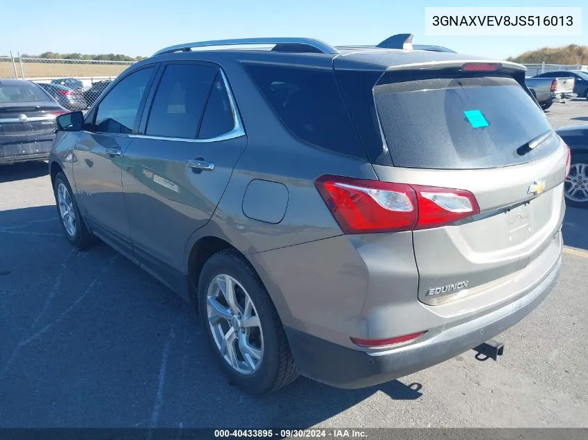 2018 Chevrolet Equinox Premier VIN: 3GNAXVEV8JS516013 Lot: 40433895