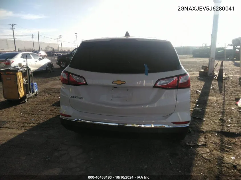 2GNAXJEV5J6280041 2018 Chevrolet Equinox Lt