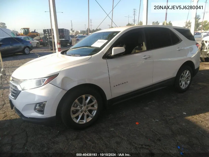 2GNAXJEV5J6280041 2018 Chevrolet Equinox Lt