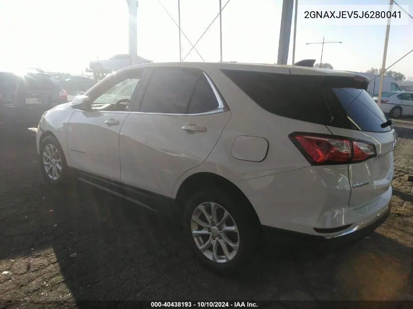 2GNAXJEV5J6280041 2018 Chevrolet Equinox Lt