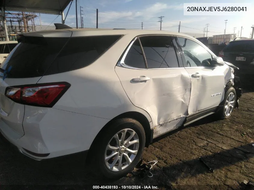 2GNAXJEV5J6280041 2018 Chevrolet Equinox Lt