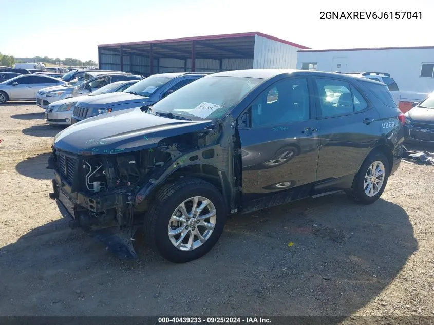 2GNAXREV6J6157041 2018 Chevrolet Equinox Ls