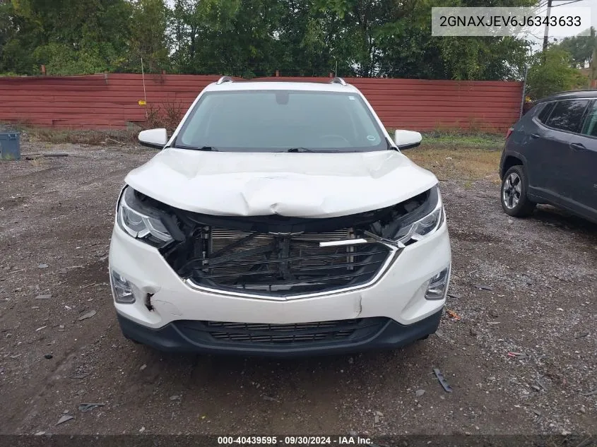 2GNAXJEV6J6343633 2018 Chevrolet Equinox Lt