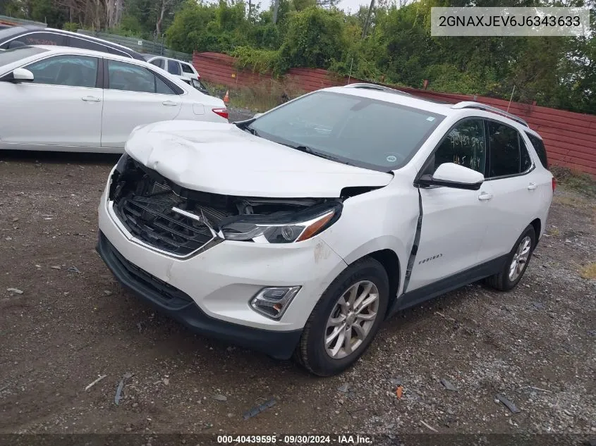 2GNAXJEV6J6343633 2018 Chevrolet Equinox Lt