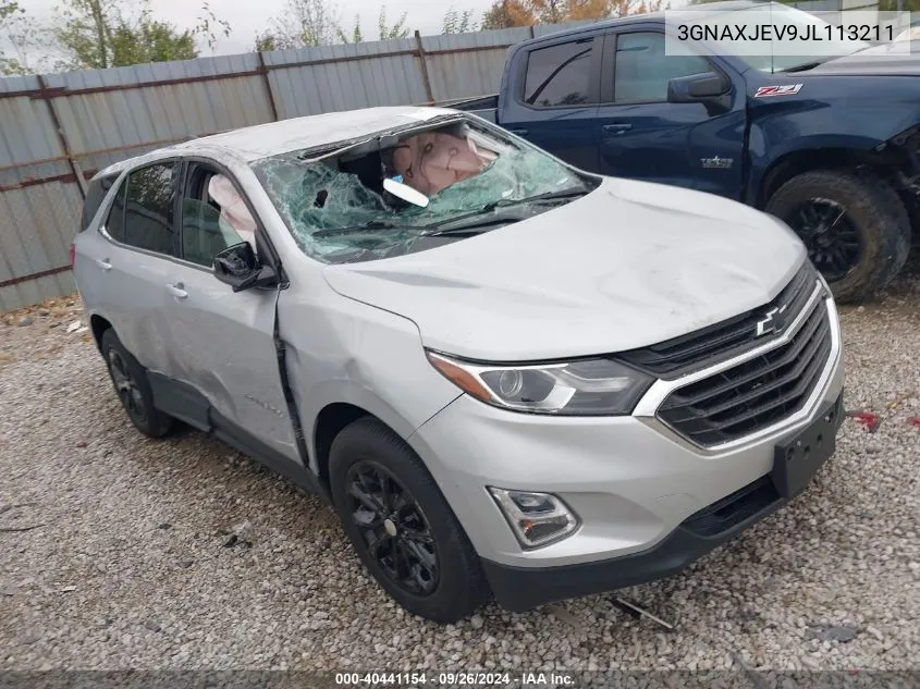 2018 Chevrolet Equinox Lt VIN: 3GNAXJEV9JL113211 Lot: 40441154