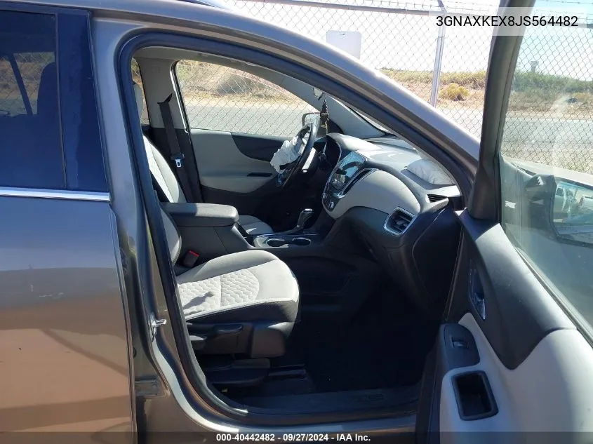 3GNAXKEX8JS564482 2018 Chevrolet Equinox Lt