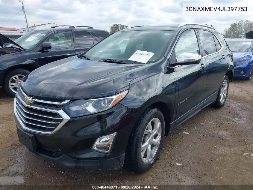 3GNAXMEV4JL397753 2018 Chevrolet Equinox Premier