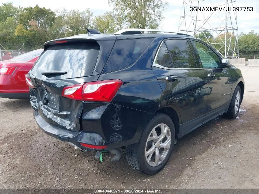 2018 Chevrolet Equinox Premier VIN: 3GNAXMEV4JL397753 Lot: 40446971