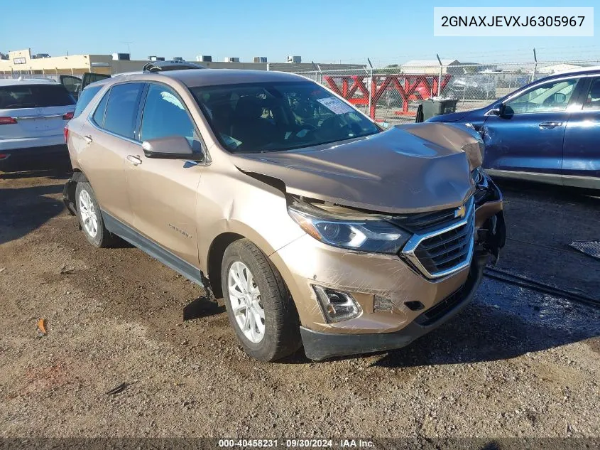 2018 Chevrolet Equinox Lt VIN: 2GNAXJEVXJ6305967 Lot: 40458231