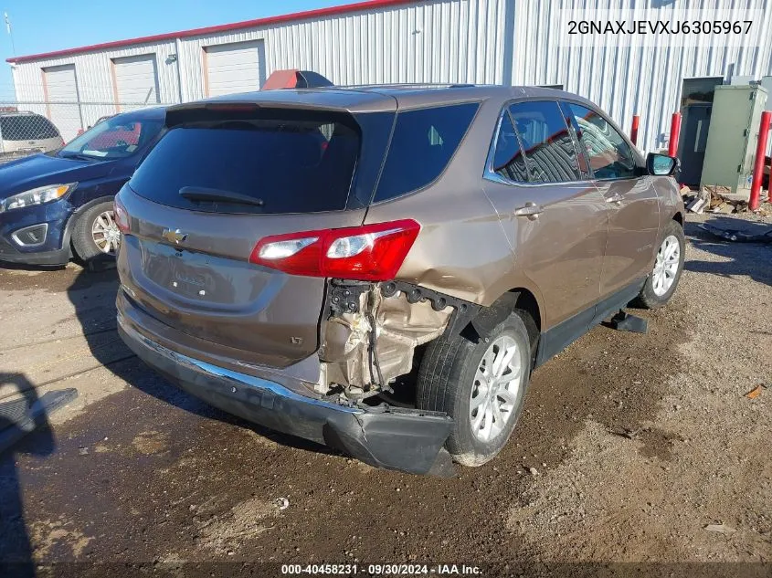 2018 Chevrolet Equinox Lt VIN: 2GNAXJEVXJ6305967 Lot: 40458231