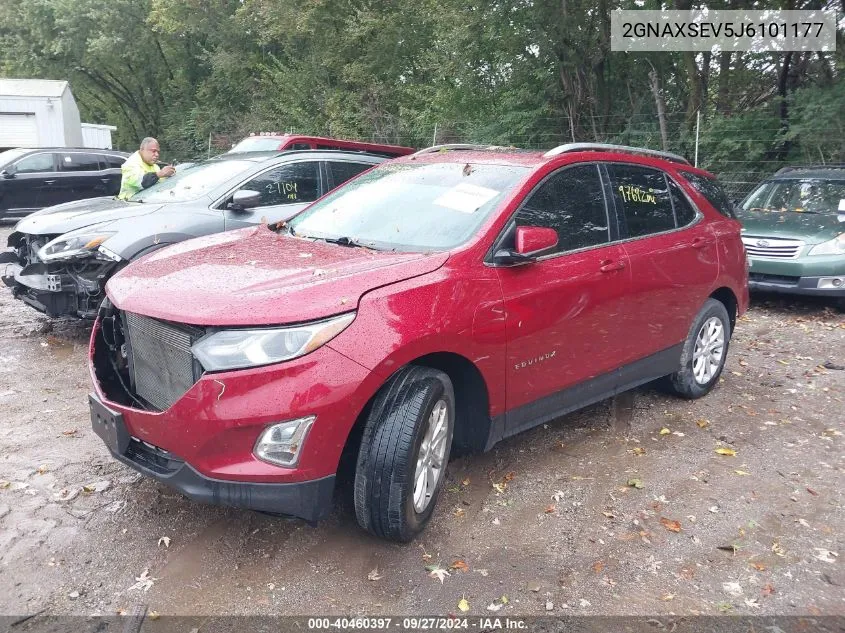 2GNAXSEV5J6101177 2018 Chevrolet Equinox Lt