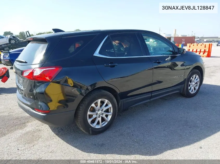 2018 Chevrolet Equinox Lt VIN: 3GNAXJEV8JL128847 Lot: 40461572