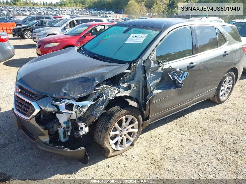 2018 Chevrolet Equinox Lt VIN: 3GNAXJEV4JS501940 Lot: 40465158