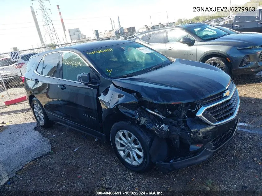 2018 Chevrolet Equinox Lt VIN: 2GNAXJEV2J6279963 Lot: 40466691