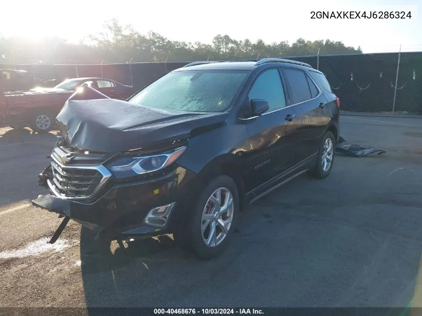 2018 Chevrolet Equinox Lt VIN: 2GNAXKEX4J6286324 Lot: 40468676