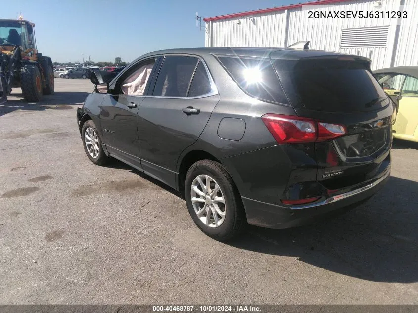 2018 Chevrolet Equinox Lt VIN: 2GNAXSEV5J6311293 Lot: 40468787