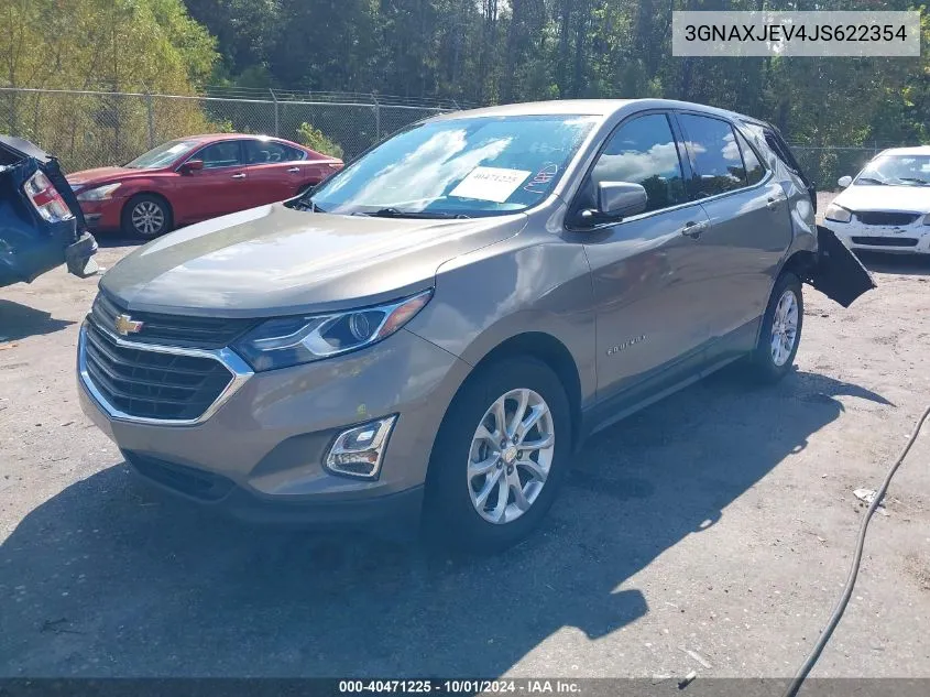 2018 Chevrolet Equinox Lt VIN: 3GNAXJEV4JS622354 Lot: 40471225