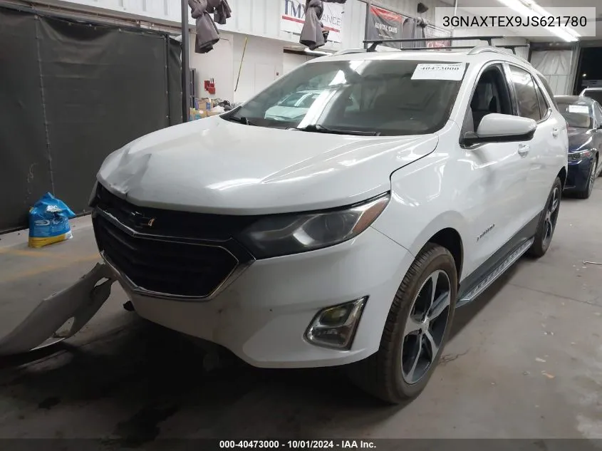 2018 Chevrolet Equinox Lt VIN: 3GNAXTEX9JS621780 Lot: 40473000