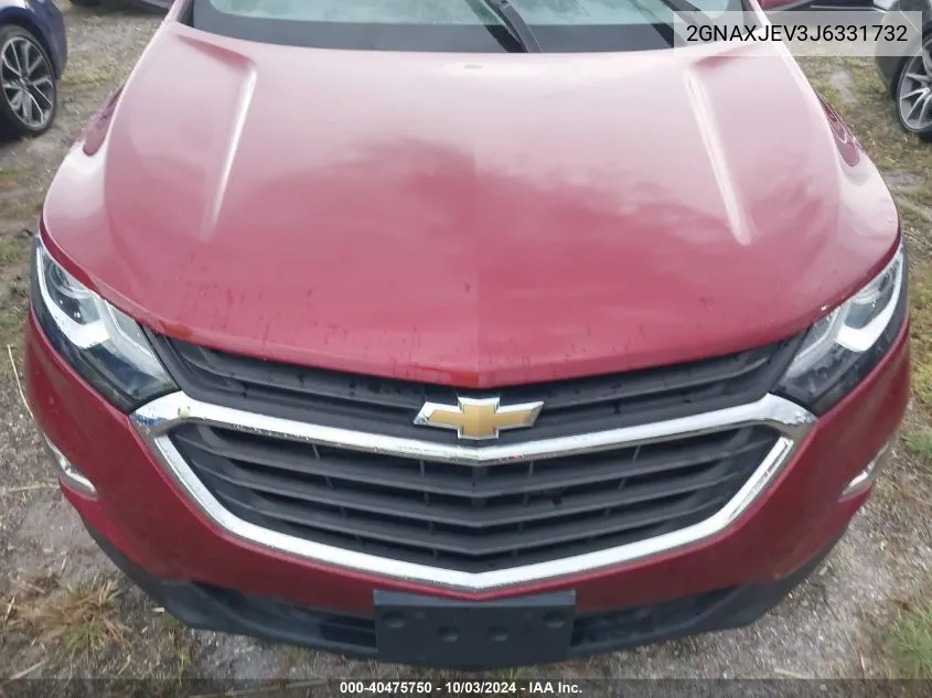 2018 Chevrolet Equinox Lt VIN: 2GNAXJEV3J6331732 Lot: 40475750