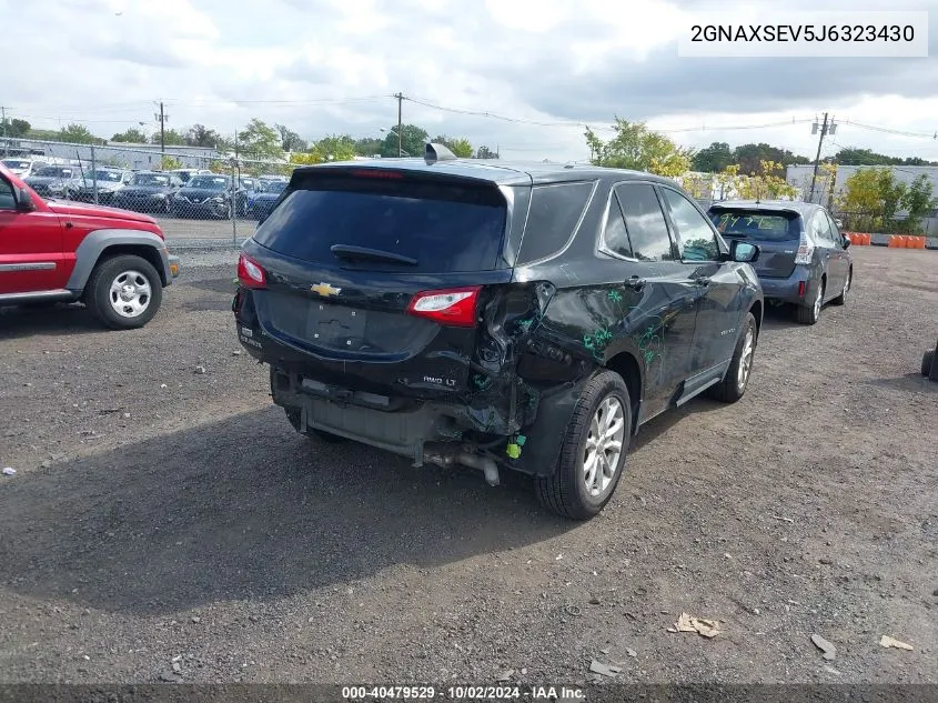 2018 Chevrolet Equinox Lt VIN: 2GNAXSEV5J6323430 Lot: 40479529