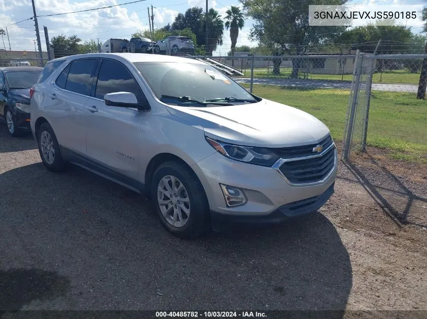 2018 Chevrolet Equinox Lt VIN: 3GNAXJEVXJS590185 Lot: 40485782